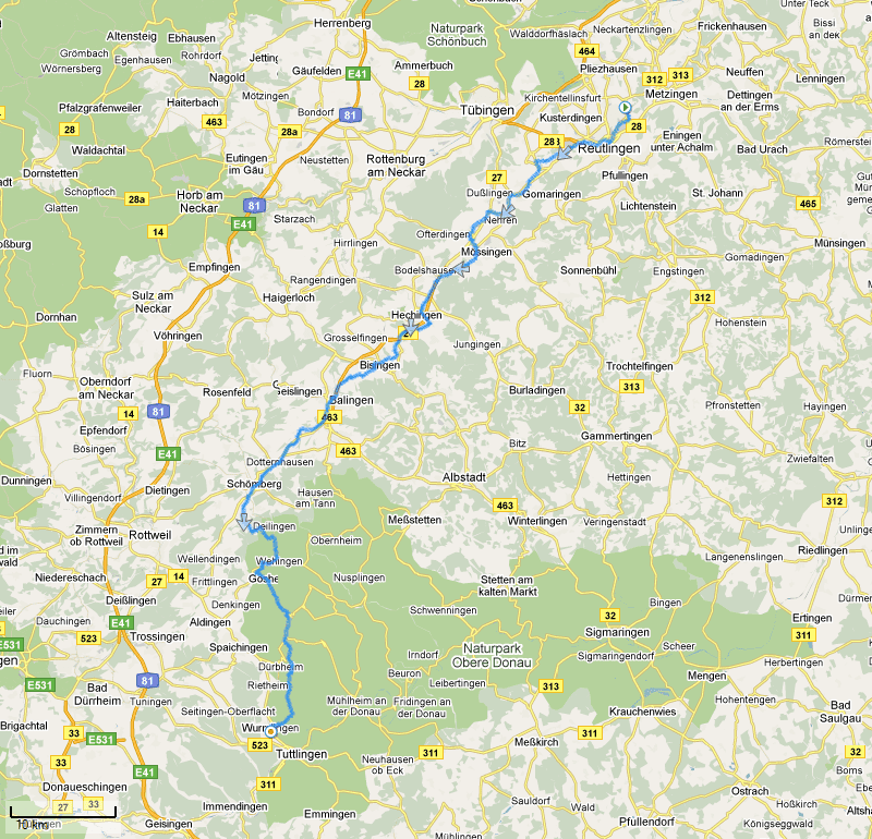BodenseeTour2010_Etappe1_Karte