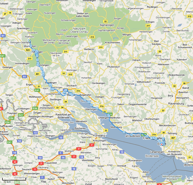 BodenseeTour2010_Etappe2_Karte